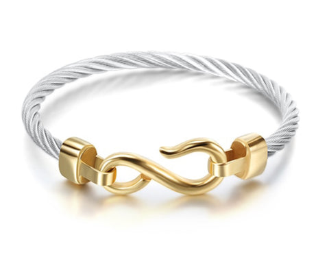 Picture of B282 STAINLESS STEEL CABLE BRACELET