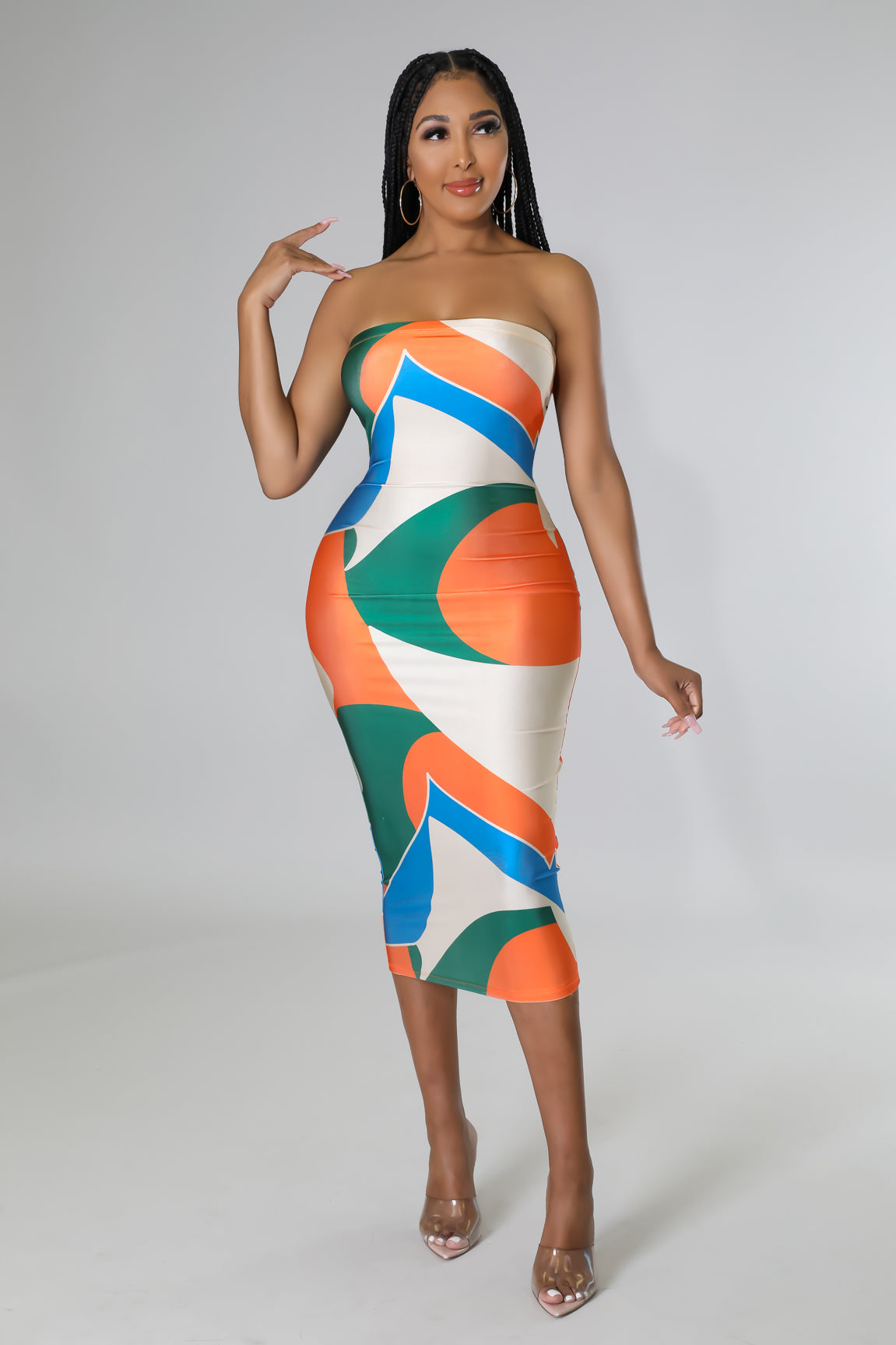 Kaisyn  Strapless Dress