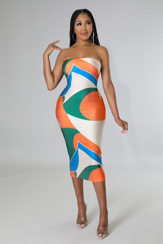 Kaisyn  Strapless Dress