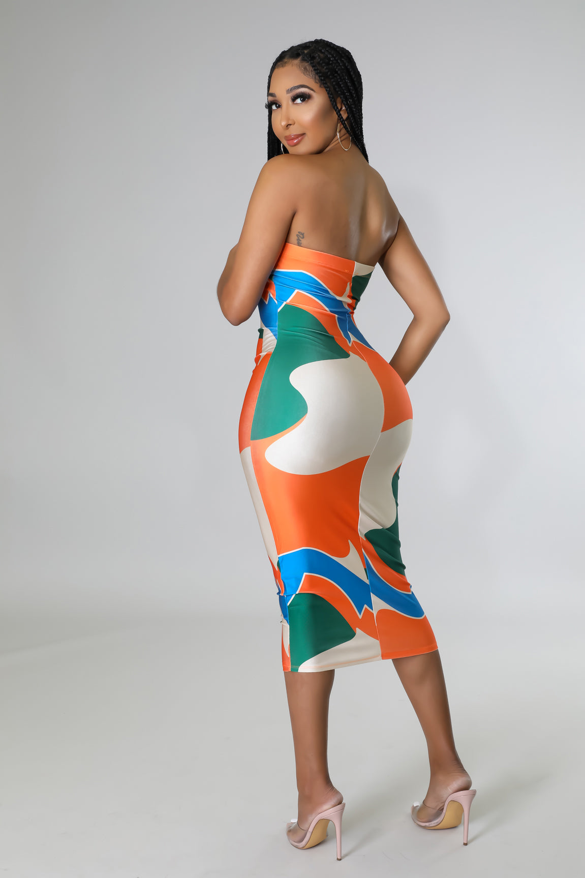 Kaisyn  Strapless Dress