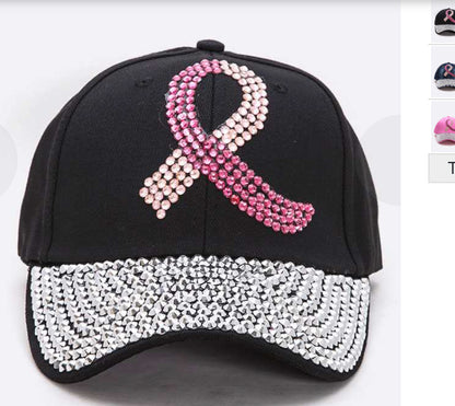 Pink Ribbon Hat