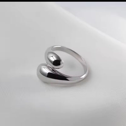925 Sterling Silver Ladies Pinkie Ring