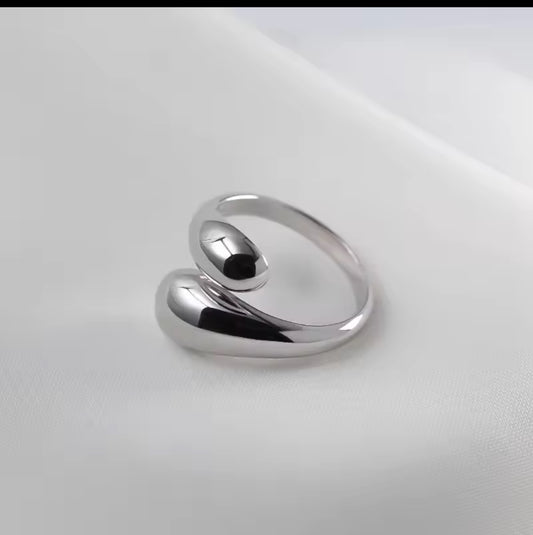 925 Sterling Silver Ladies Pinkie Ring