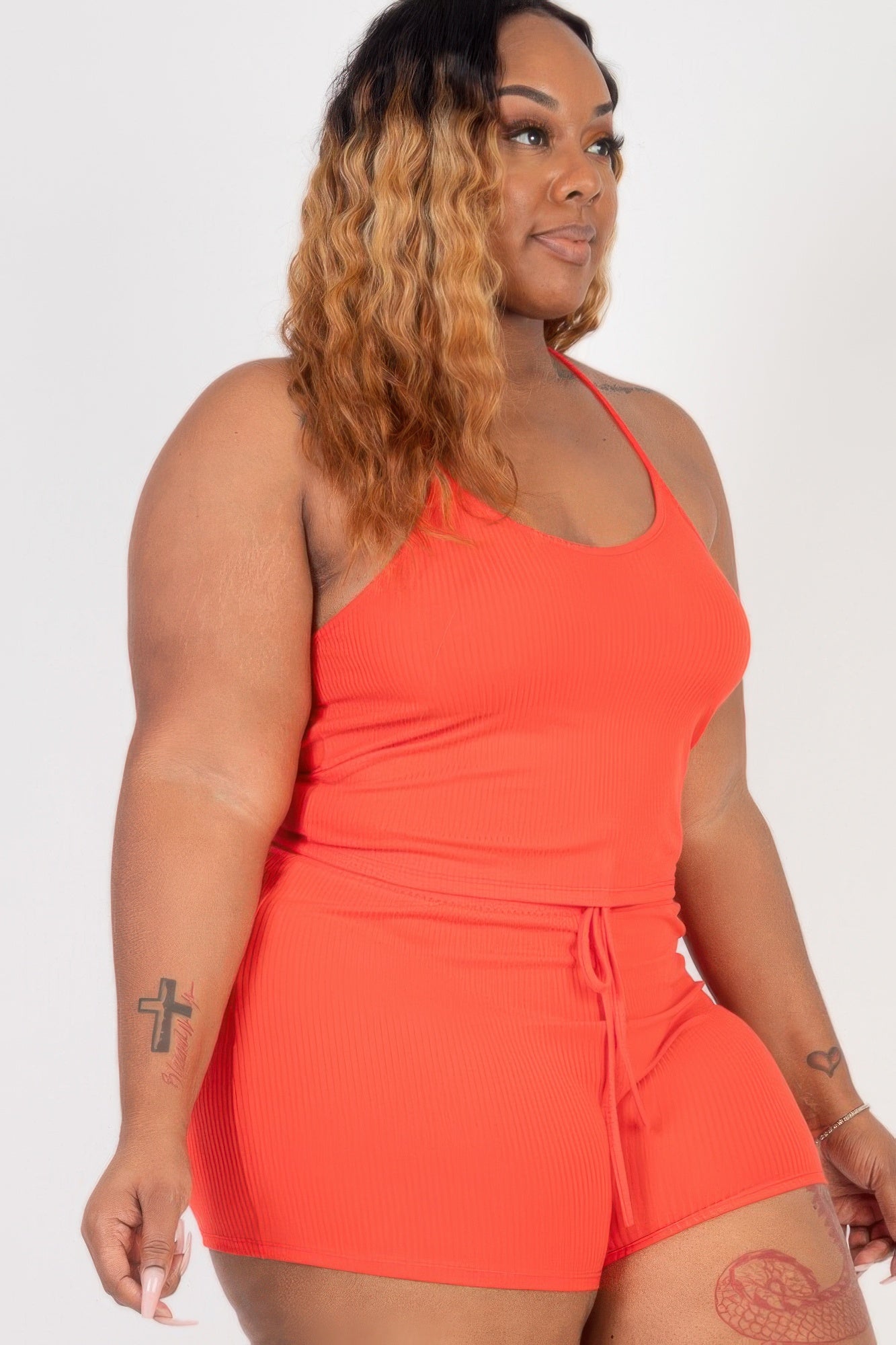 Ribbed Ease Cami Top & Shorts Set