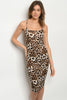 Leopard Print Bodycon pencil dress