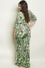 Neon Green and Black Plus Size Jumpsuit