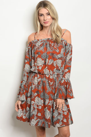 Picture of BBB - Beautiful brown summer dress